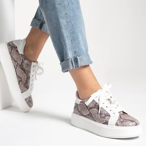 JLO Angelique Platform Sneakskin Sneaker